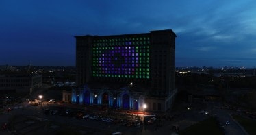 Halloween at Michigan Central Station